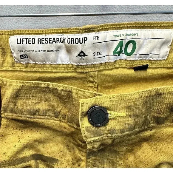 LRG Lifted Research Group Brown Men's Size 40 Camo Vintage‎ Rare Y2K Baggy Jeans - Picture 8 of 12